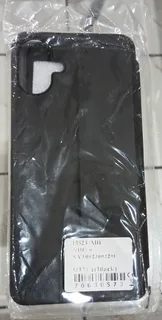 Samsung Galaxy A07 Attraction Flip Holder Leather Phone Case (Black)