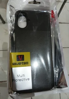 Samsung Galaxy A07 Carbon Fibre Texture Shockproof TPU Phone Case (Black)