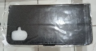 Samsung Galaxy A07 Diamond Texture Leather Flip Phone Case (Black) with Magnetic Buckle