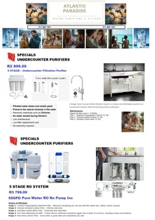 Home and Office Undercounter Purifiers