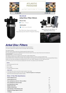 PURIFIER  FILTERS AND HOUSINGS