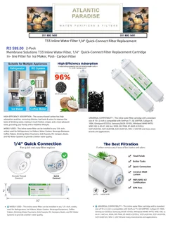 REFRIGIRATOR FILTERS HOT SALE / ATLANTIC PARADISE