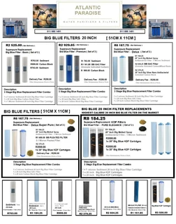 REFRIGIRATOR FILTERS HOT SALE / ATLANTIC PARADISE