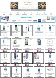 REFRIGIRATOR FILTERS HOT SALE / ATLANTIC PARADISE
