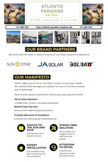 Atlantic Solar Panel Packages ( Home/ Office / Factories )