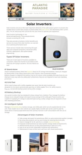 Atlantic Solar Panel Packages ( Home/ Office / Factories )