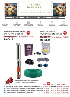 Bore Hole Pump Kits