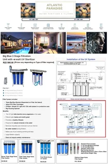 Revers Osmosis Filters and Big Blue Filters for Sale