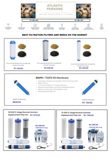 Replacement Filters for Water Purifiers