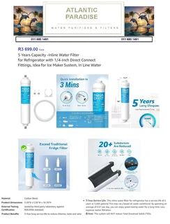 ICE MACHINE FILTERS FOR REFRIGERATOR AND ICE MAKERS - UNIVERSAL FIT