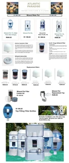 Mineral Water Pots and Parts