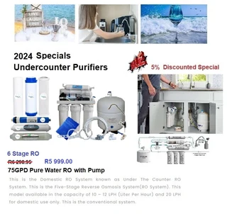 BIG BLUE WHOLE HOUSE WATER PURIFIER &amp; FILTERS