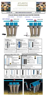 FILTER FOR PURIFIERS / ATLANTIC PARADISE WATER PURIFIERS
