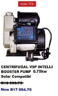 JOJO AND CENTRIFUGAL BOOSTER PUMPS VARIUSE BIOOSTER PUMPS ON 10% SPECIAL