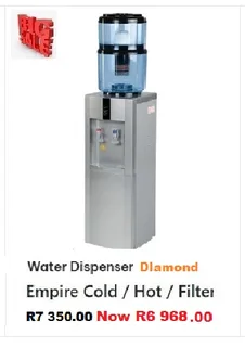 HOT &amp; COLD FREESTANDING OFFICE WATER DISPENSER