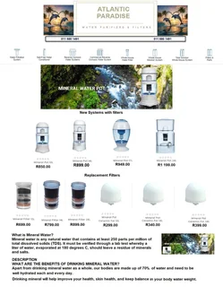 Water Purifying and Filters