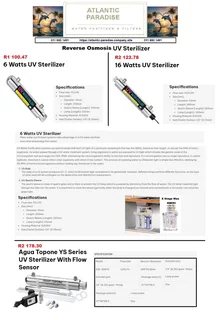 Undercounter Reverse Osmosis Water Purifiers / Atlantic Paradise Water Purifiers and Filters
