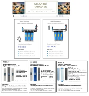 Undercounter Reverse Osmosis Water Purifiers / Atlantic Paradise Water Purifiers and Filters