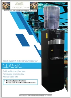 HOT &amp; COLD FREESTANDING WATER DISPENSER