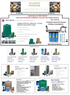 Water Filtration Systems Installation and Supply
