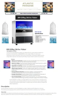 ICE MACHINE COMBO SPECIALS