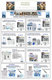 4-Stage Water Purification System with UV Light