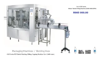 SEMI-AUTOMATIC WATER FILLING LINE / Atlantic Paradise Water Purifiers and Filters