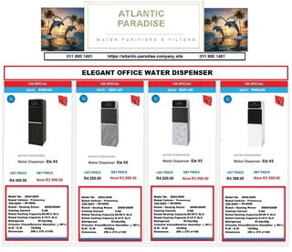 Elegant  hot & Cold Freestanding Water Dispenser / atlantic Paradise Water Purifiers And Filters