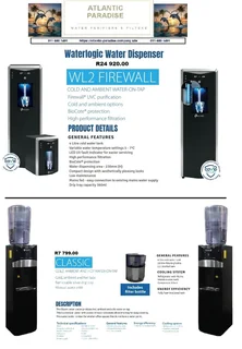 WATER DISPENSER WITH COLD STORAGE CABINET / HOT &amp; COLD