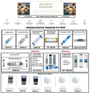 BIG BLUE WHOLE HOUSE WATER PURIFIER &amp; FILTERS