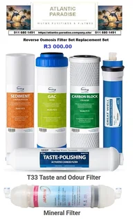 Revers Osmosis Filters and Big Blue Filters for Sale