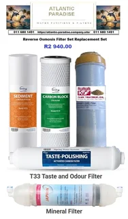 Revers Osmosis Filters and Big Blue Filters for Sale