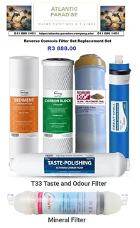 Revers Osmosis Filters and Big Blue Filters for Sale