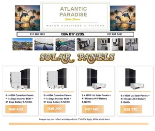 Solar Power Systems &  Accesories