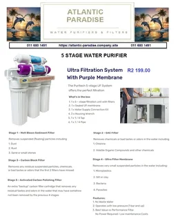 Water Purifying Small Business- Starter Kit