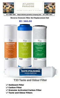 REVERSE OSMOSIS FILTER REPLACEMENT