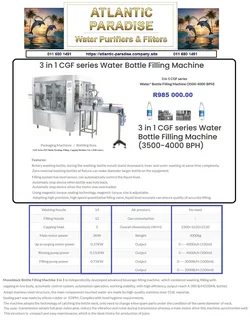 COMMERCIAL 1000LPH REVERSE OSMOSIS PURE WATER MACHINE