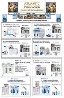 7-STAGE 75GP REVERSE OSMOSIS PURIFYING SYSTEM