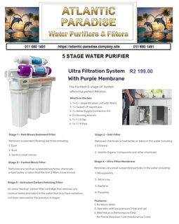 7-STAGE 75GP REVERSE OSMOSIS PURIFYING SYSTEM
