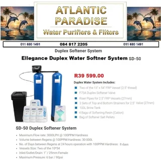 WATER SOFTENER SYSTEMS