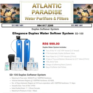 WATER SOFTENER SYSTEMS