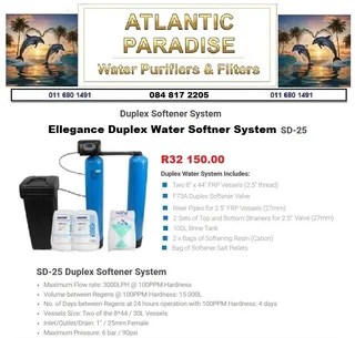 WATER SOFTENER SYSTEMS