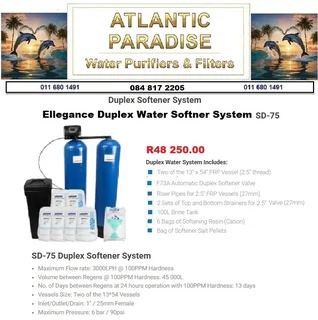 WATER SOFTENER SYSTEMS
