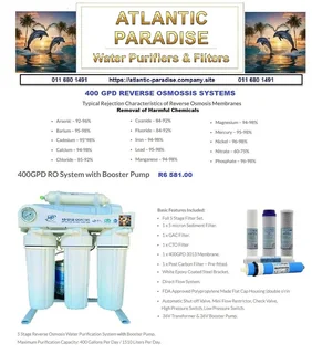 7-STAGE 75GP REVERSE OSMOSIS PURIFYING SYSTEM