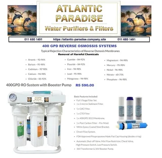 7-STAGE 75GP REVERSE OSMOSIS PURIFYING SYSTEM