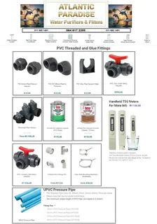 PURIFIER REPLACEMENT SPARES