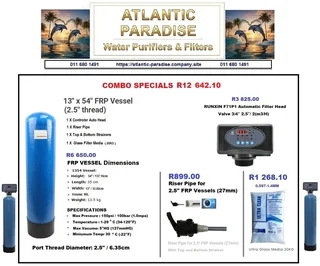 WATER FILTRATION SYSTEMS FOR RESIDENTIAL AND COMMERCIAL