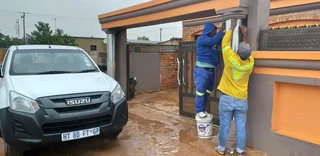 Pillars cover stainless steel &amp; Gutters stainless steel