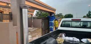 Pillars cover stainless steel &amp; Gutters stainless steel