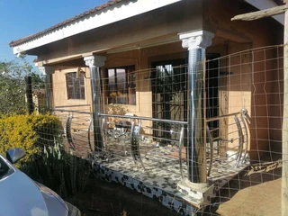 Pillars cover stainless steel &amp; Gutters stainless steel